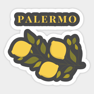 Palermo Limone Italy Design Sticker